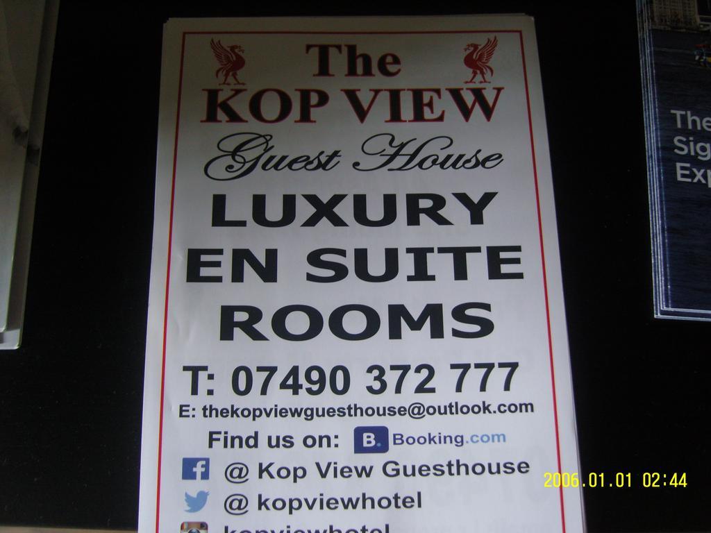 ホテルThe Kop View リヴァプール エクステリア 写真
